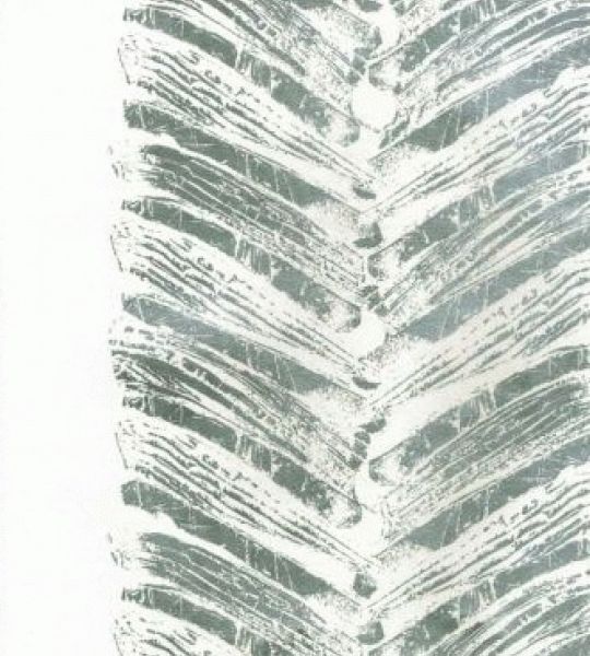 stenska tapeta - bela podlaga in srebn vzorec