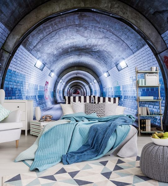 fototapeta v prostoru na steni