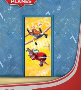 fototapeta v prostoru na vratih