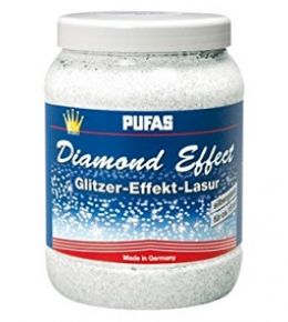 Pufas - lazura - diamantni učinek