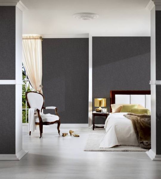 stenska tapeta kombinacija na steni