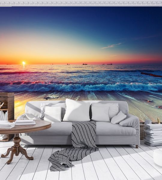 fototapeta v prostoru na steni